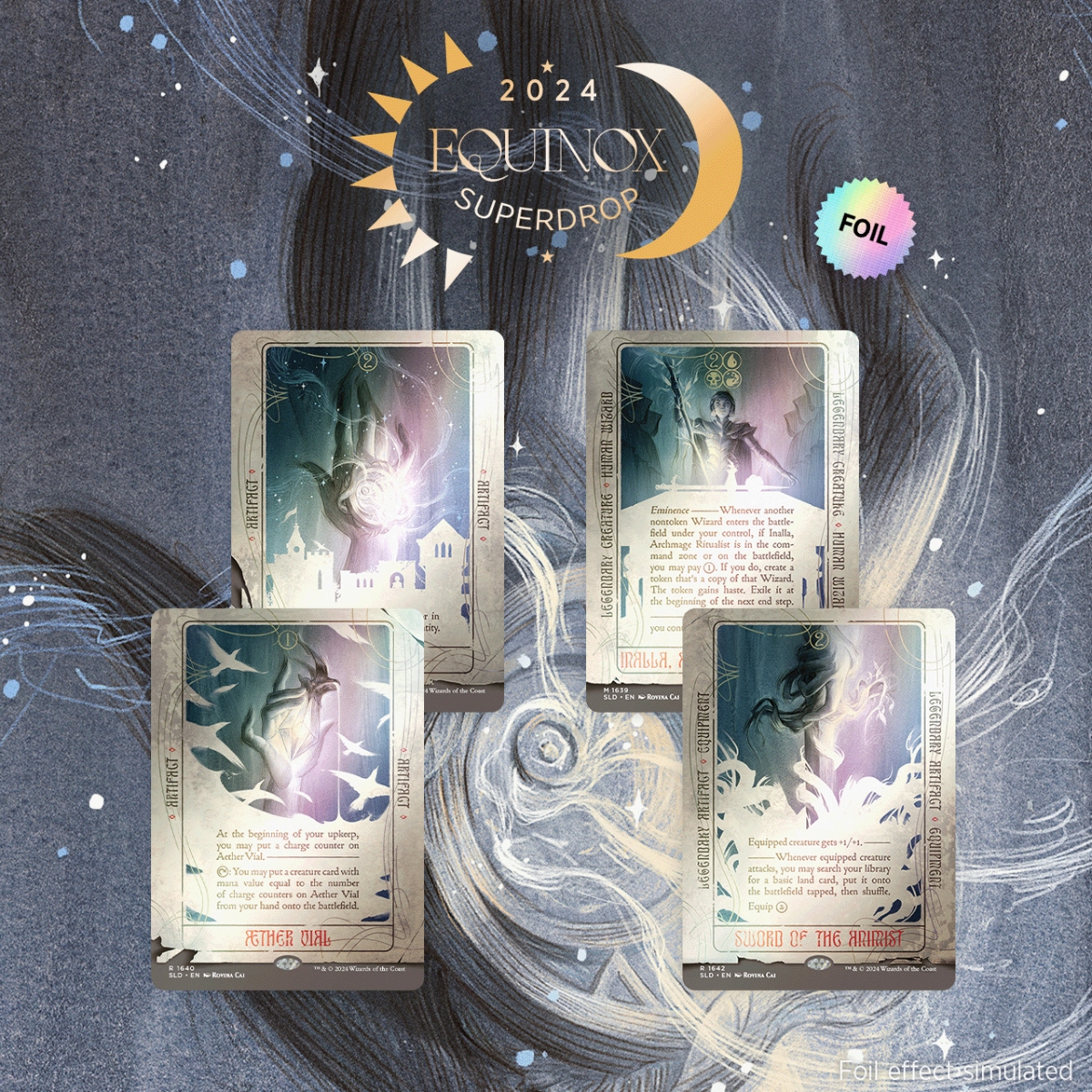 マジック：ザ・ギャザリング Secret Lair Equinox Superdrop 2024 Artist Series: Rovina Cai Foil Edition【クレジットカード決済限定】画像