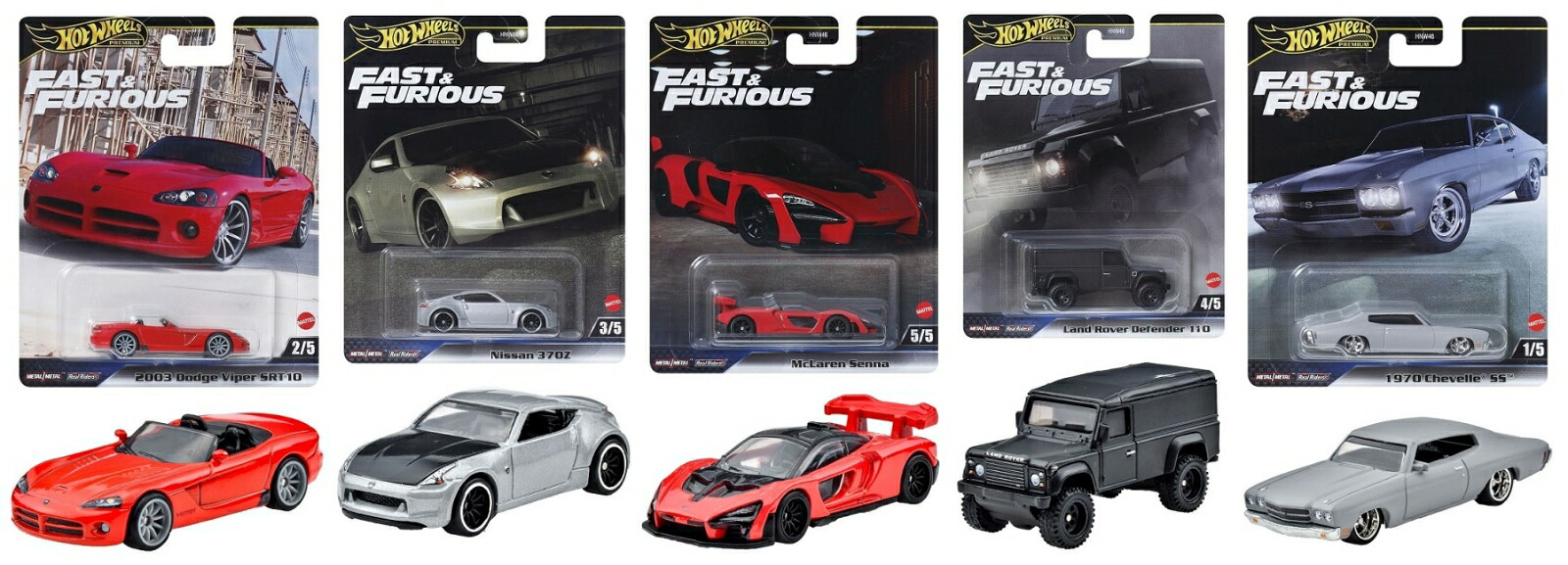ホットウィール　Fast & Furious ミニカーセット All Japan! Japanese car lineup ☆ Hot Wheels Fast & Furious