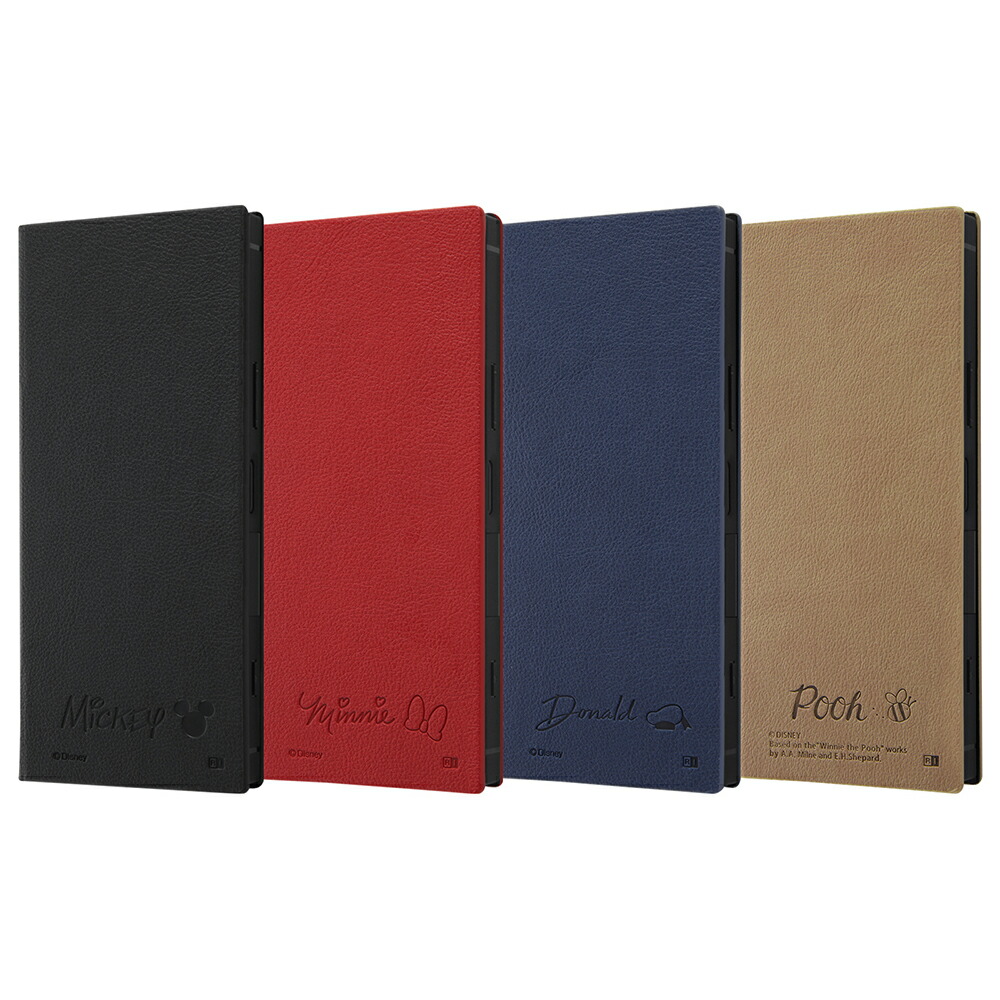 楽天ブックス Xperia 1 Ii ディズニーキャラクター 耐衝撃 手帳型レザーケース サイドマグネット プー レイアウト Pcソフト 周辺機器