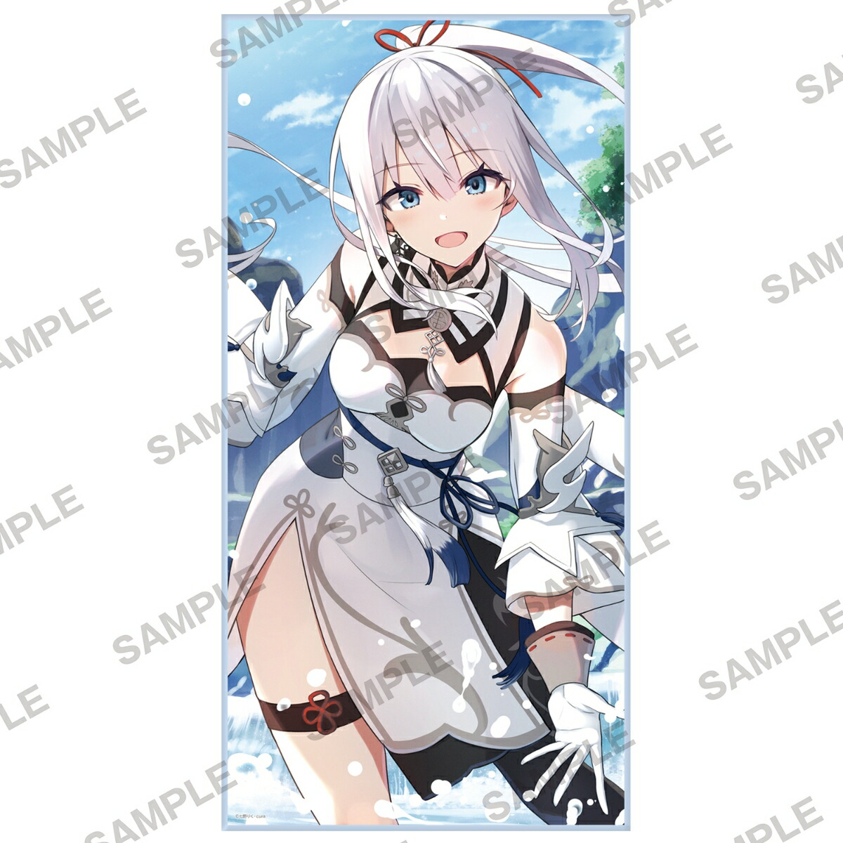 【グッズ】ファンタジア文庫　おでかけフェア　『双星の天剣使い』白玲　描き下ろしマイクロファイバービッグタオル画像