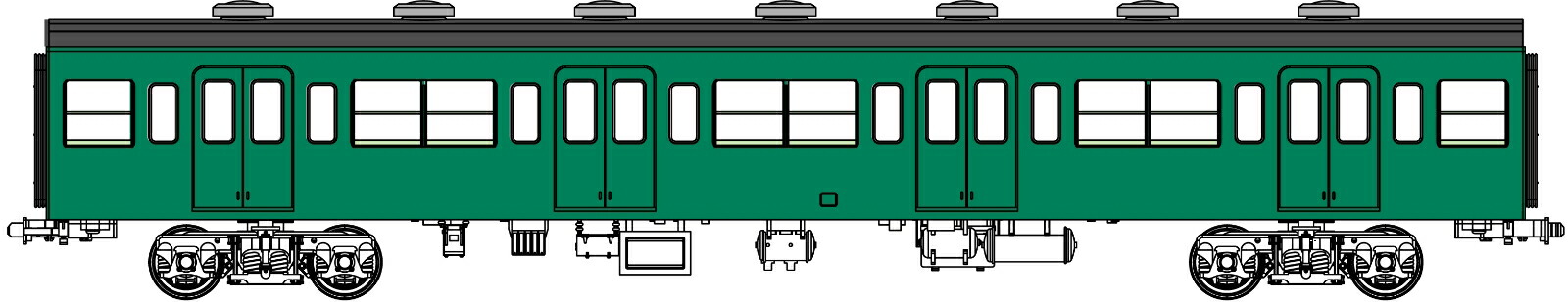 ブックス: トラムウェイ 国鉄103系非ユニット窓・非冷房車、青緑1号動力なし増結1両セットI 【TW-103TI】 (鉄道模型 HOゲージ) - 玩具 - 4571253039544 : ゲーム