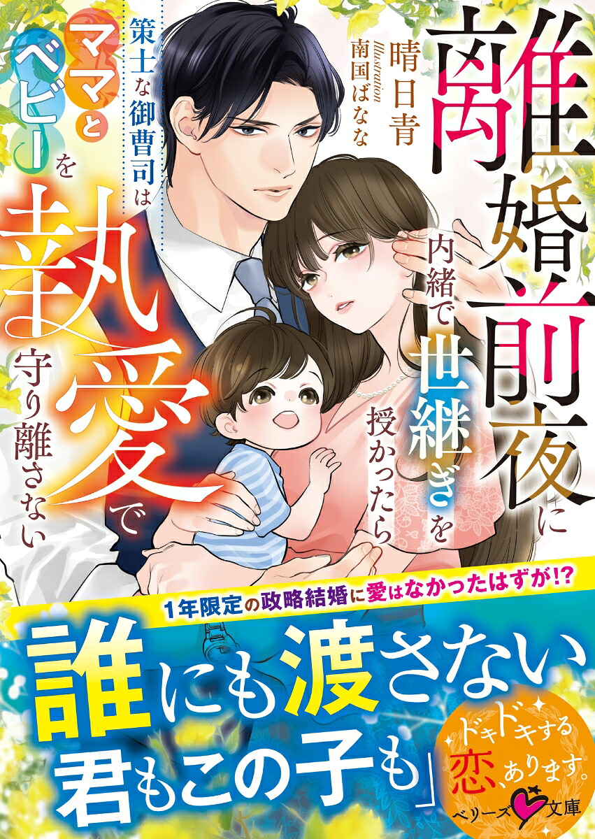 離婚前夜に内緒で世継ぎを授かったら～策士な御曹司はママとベビーを執愛で守り離さない～（ベリーズ文庫）[晴日青]