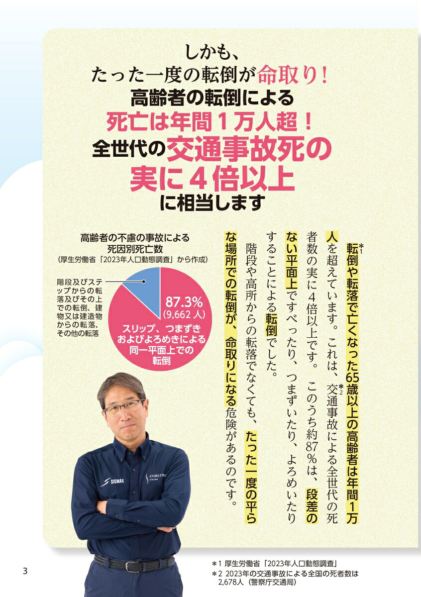 よくつまずく転ぶ・ふらつく自力で克服！名医が教える最新1分体操大全[金岡恒治]