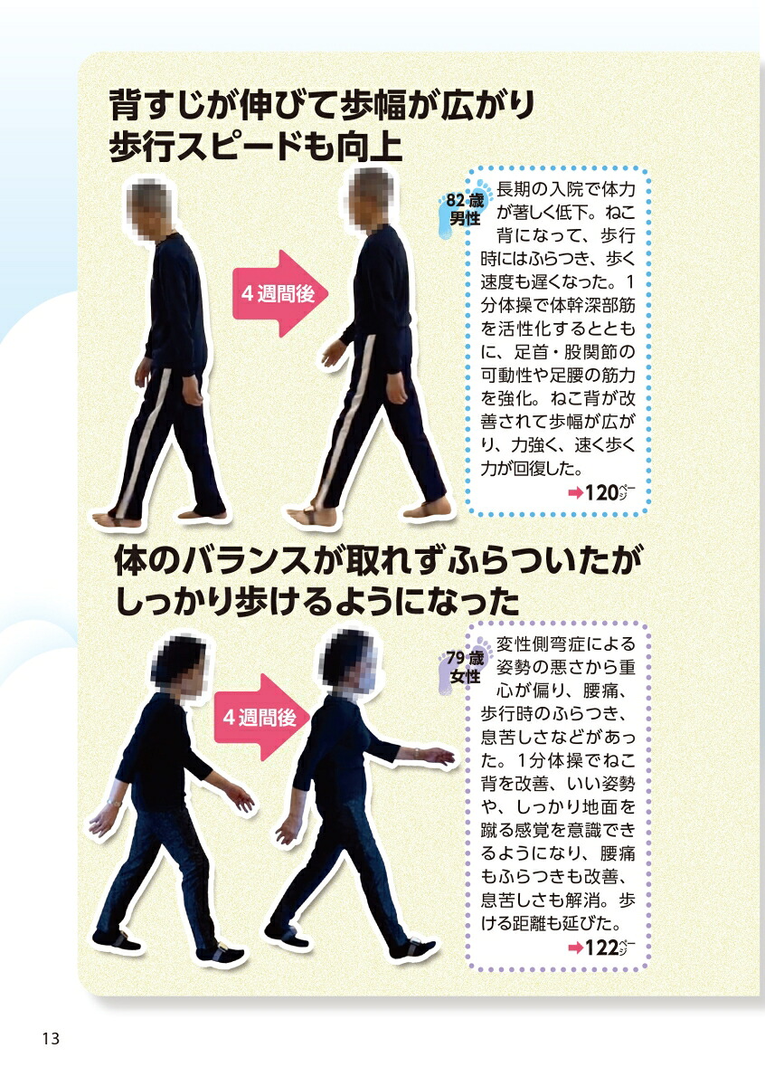 よくつまずく転ぶ・ふらつく自力で克服！名医が教える最新1分体操大全[金岡恒治]