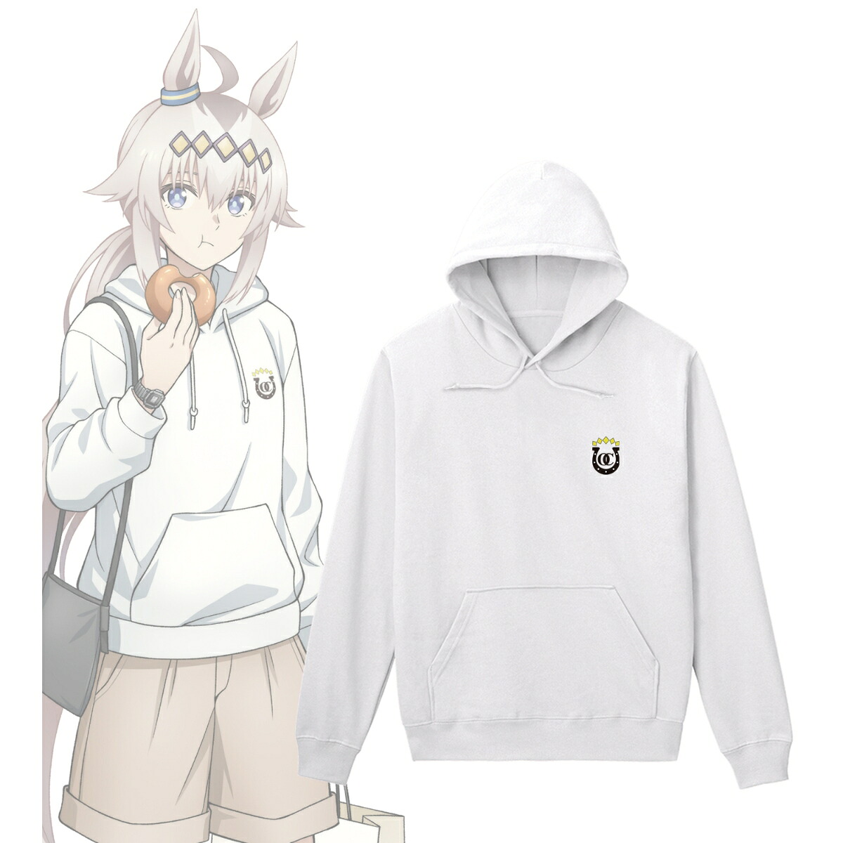 アニメ『ウマ娘 シンデレラグレイ』オグリキャップ 着用パーカー POP UP SHOP in マルイユニセックス(サイズ/XL)画像