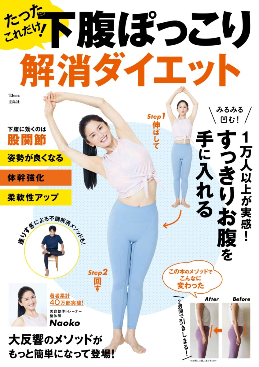 楽天ブックス: たったこれだけ! 下腹ぽっこり解消ダイエット - Naoko