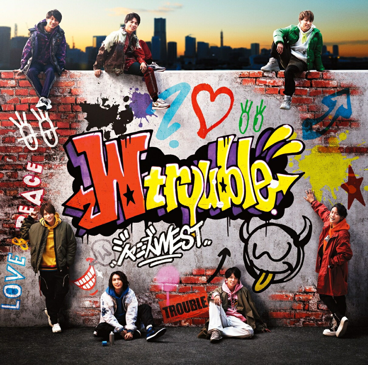 ジャニーズWEST W trouble 初回盤B CD+DVD - ポップス/ロック(邦楽)