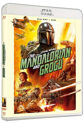 【楽天ブックス限定グッズ】【数量限定グッズ】スター・ウォーズ／マンダロリアン・アンド・グローグーブルーレイ＋DVDセット【Blu-ray】(サコッシュ)(メタルコースター)[ペドロ・パスカル]
