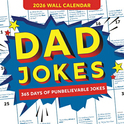 楽天ブックス: 2026 Dad Jokes Wall Calendar: 365 Days of Punbelievable Jokes ...