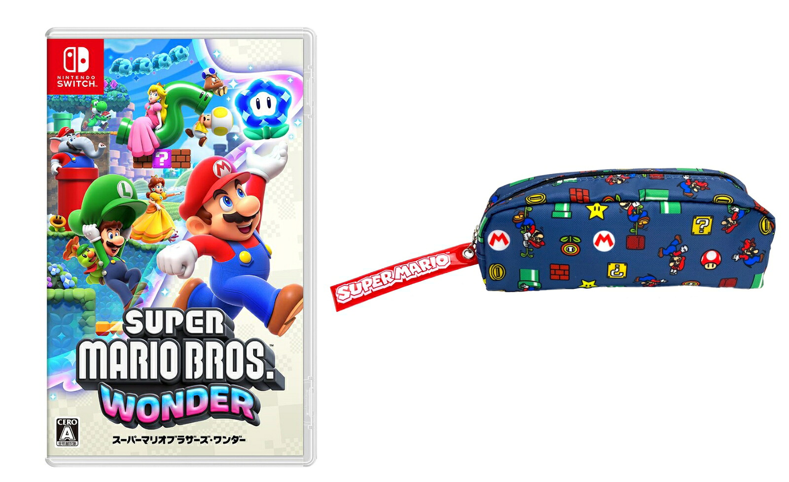 【セット商品】スーパーマリオブラザーズワンダー＋マリオ.マルチポーチ