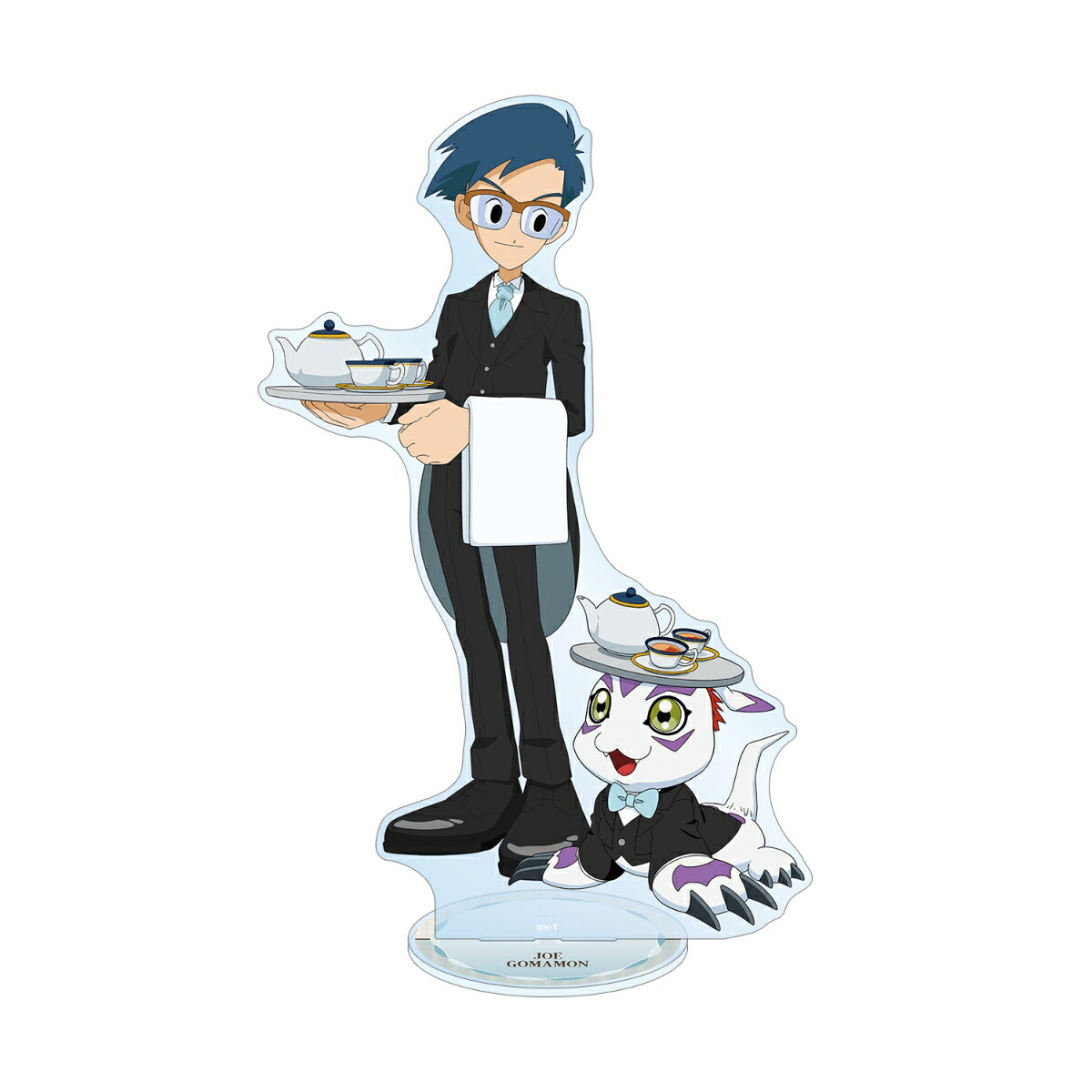 デジモンアドベンチャー描き下ろし 城戸丈&ゴマモン メイド&執事ver. 特大アクリルスタンド画像
