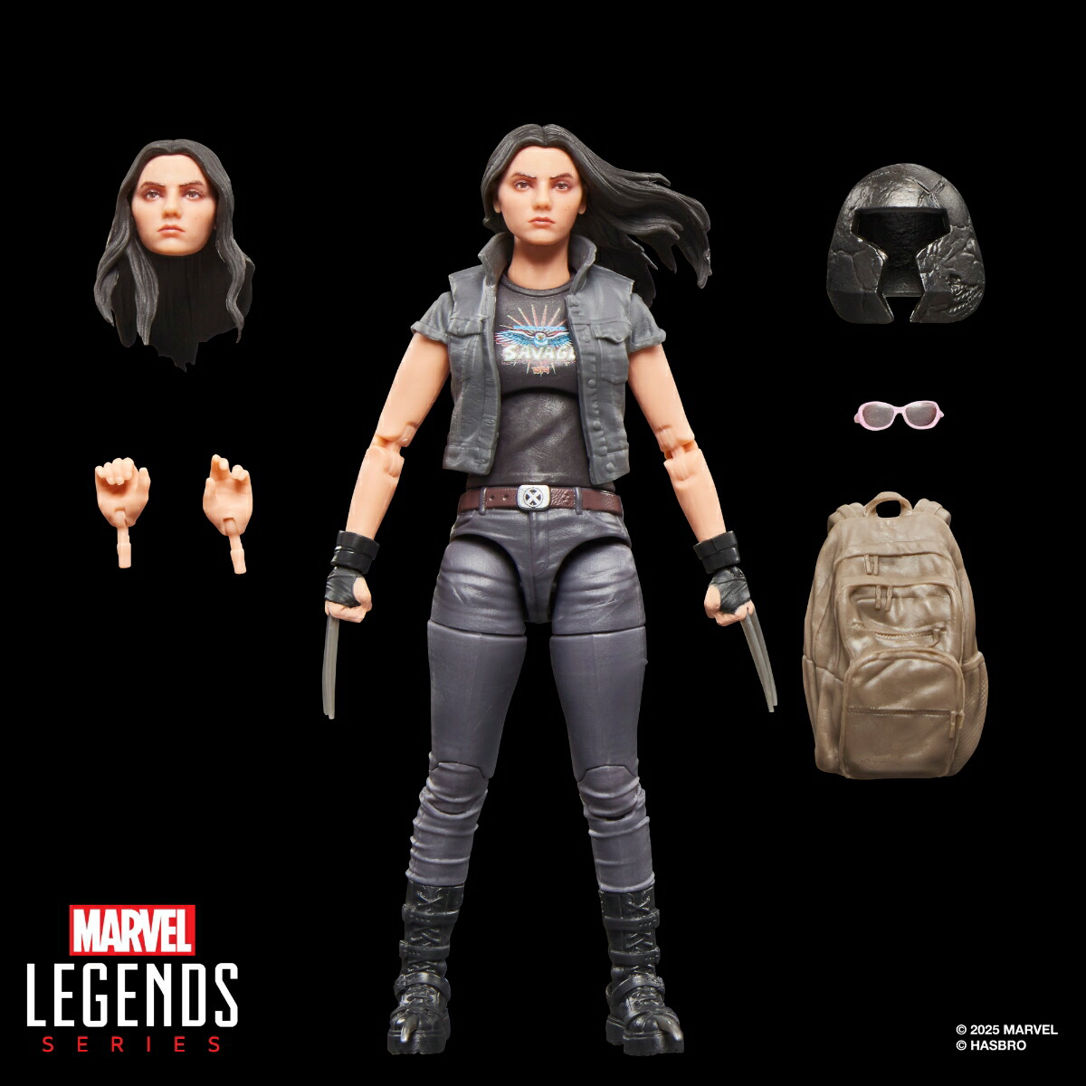ハズブロ（Hasbro）MARVEL マーベルレジェンド・シリーズ X-23、 マーベルスタジオ デッドプール＆ウルヴァリン コレクション用 15 cm アクションフィギュア G2368 正規品画像