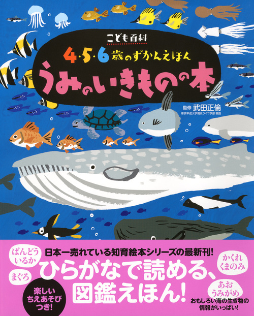 楽天ブックス こども百科 4 5 6歳のずかんえほん うみのいきものの本 講談社 本