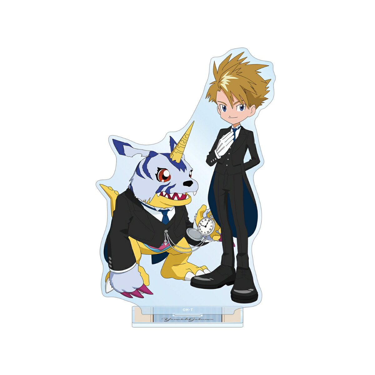 デジモンアドベンチャー描き下ろし 石田ヤマト&ガブモン メイド&執事ver. BIGアクリルスタンド画像
