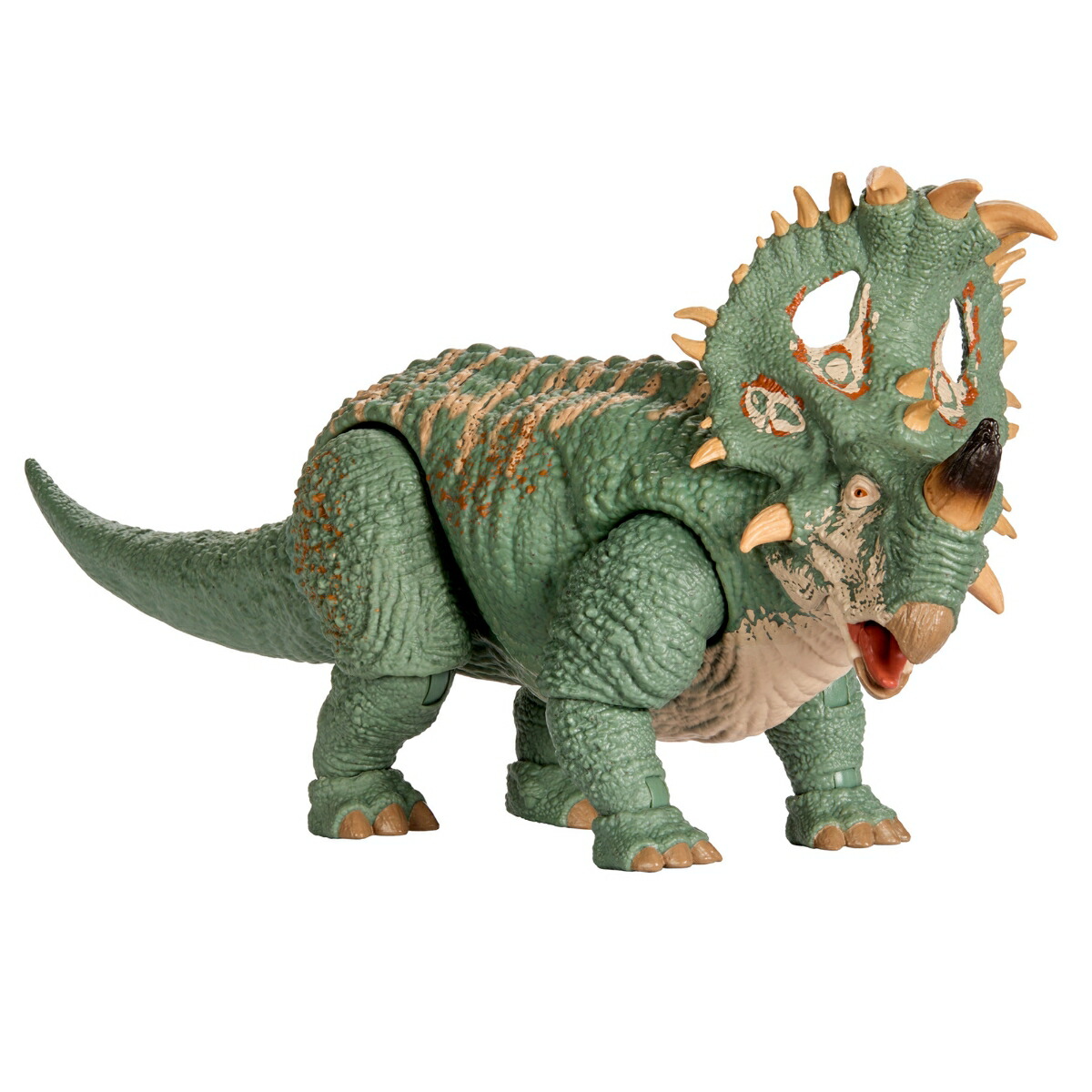 マテルジュラシックワールド(JURASSICWORLD)ハモンド・コレクションシノケラトプス子供向けフィギュア恐竜おもちゃ全長:約30.4cm8歳からグリーンJKG88