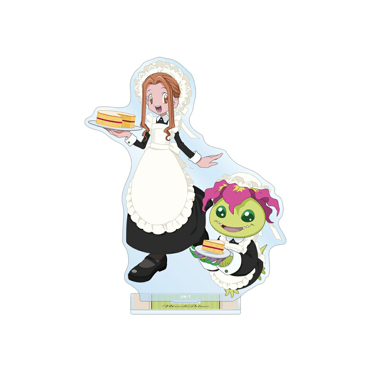 デジモンアドベンチャー描き下ろし 太刀川ミミ&パルモン メイド&執事ver. BIGアクリルスタンド画像