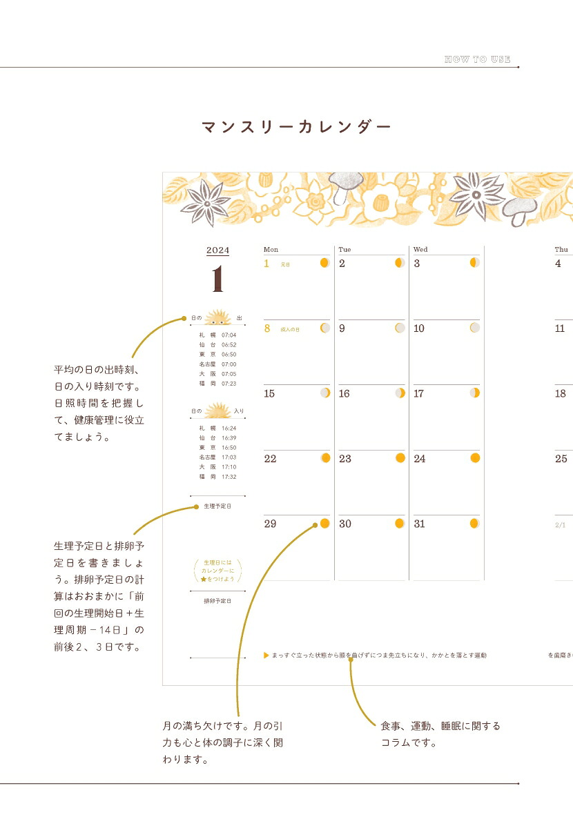 心と体がバテない食薬手帳202412月始まり[四六判][大久保愛]