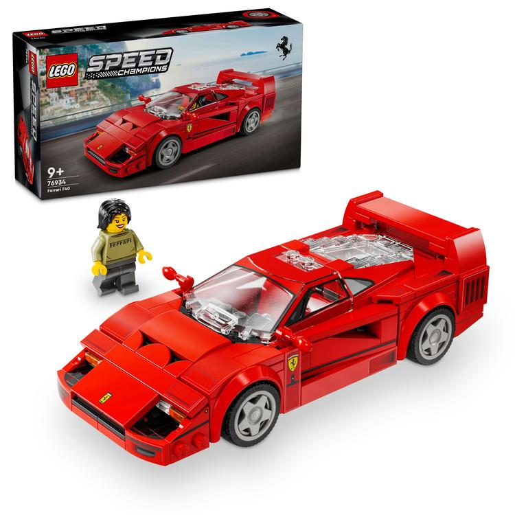 レゴ(LEGO) スピードチャンピオン Ferrari F40 Supercar 【おもちゃ 玩具 プレゼント 誕生日 ブロック クリスマス 男の子 女の子 子供 9歳 10歳 11歳 小学生 乗り物 車 ミニカー 】 76934