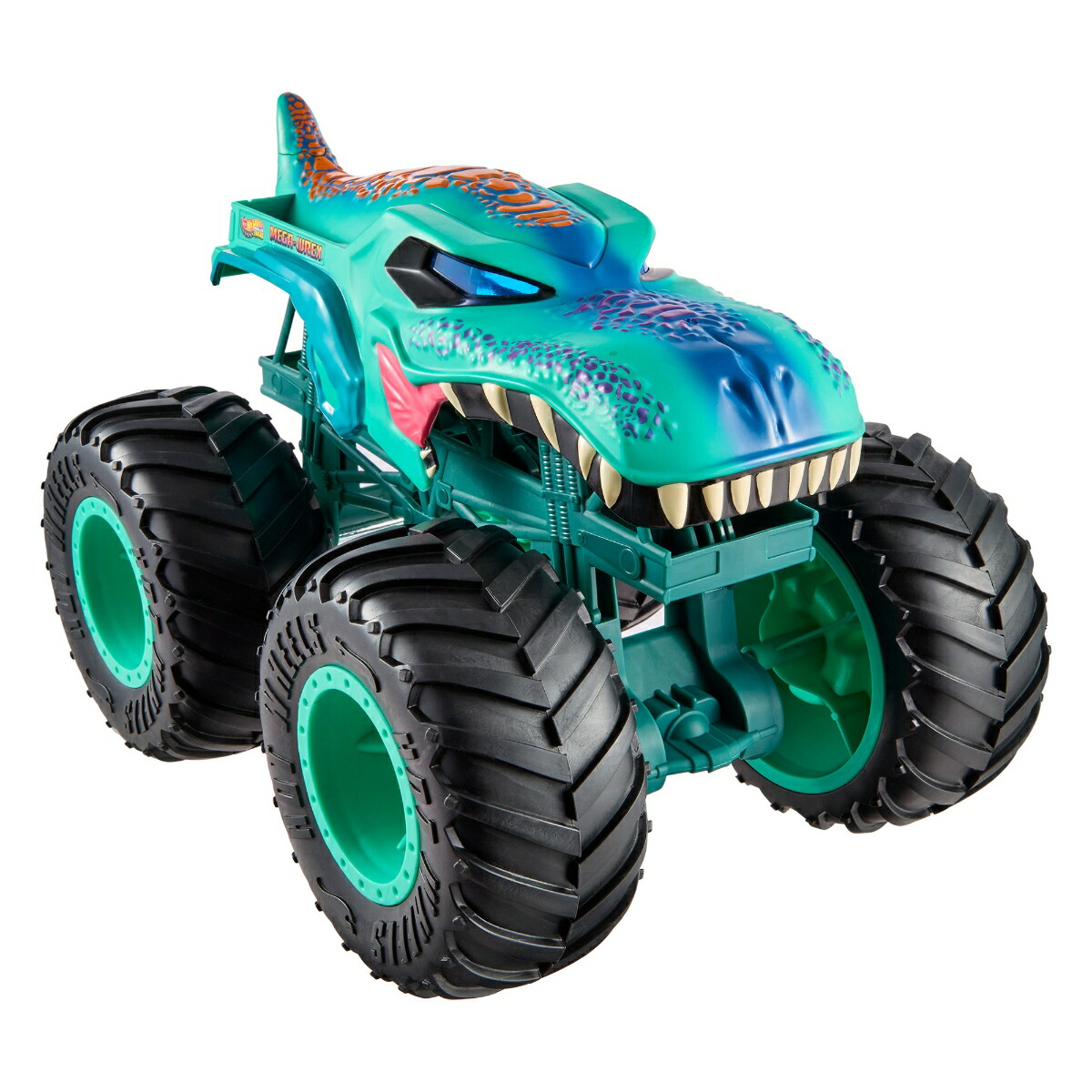 ホットウィール(HotWheels)モンスタートラックスーパービッグメガ・レックス乗り物おもちゃミニカー3歳からグリーンJJN47