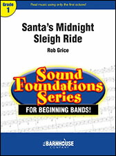 【輸入楽譜】グライス, Rob: Santa's Midnight Sleigh Ride: スコアとパート譜セット画像