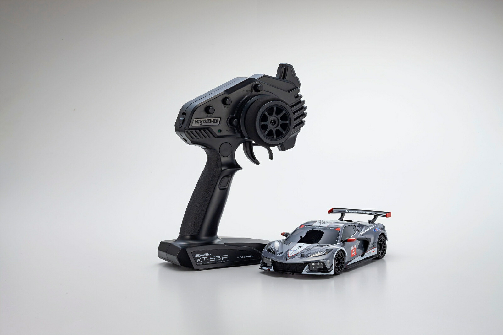 京商 MR04RWD r/s シボレーコルベット C8.R ガンメタル ホワイト Amazon.co.jp: 京商 MR04RWD r/s シボレーコルベット C8.R