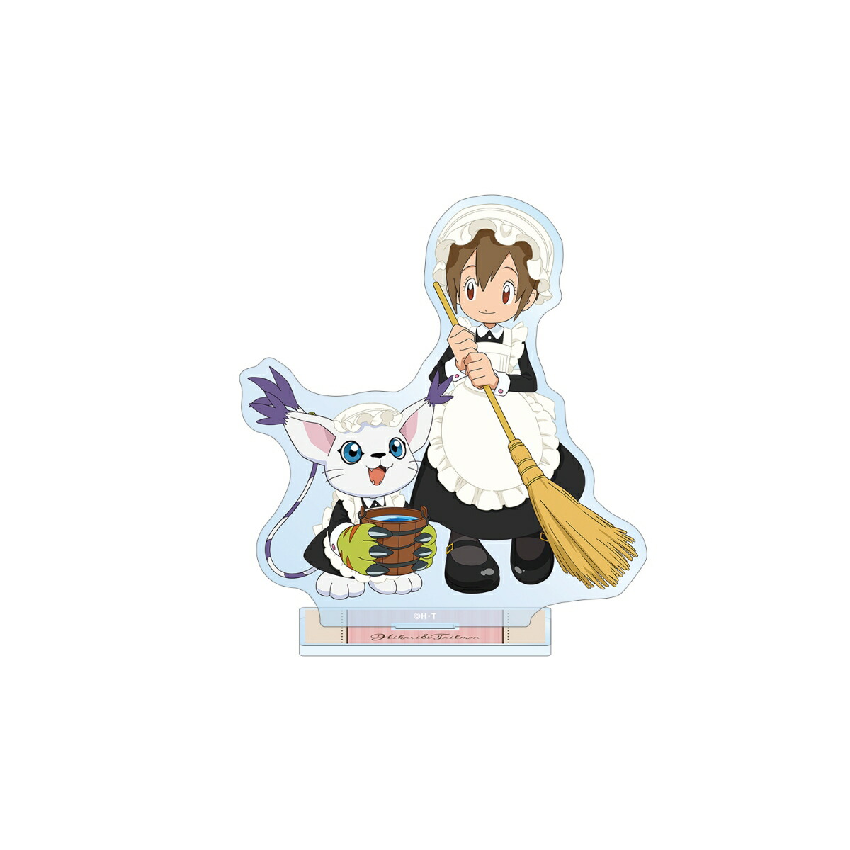 デジモンアドベンチャー描き下ろし 八神ヒカリ&テイルモン メイド&執事ver. BIGアクリルスタンド画像