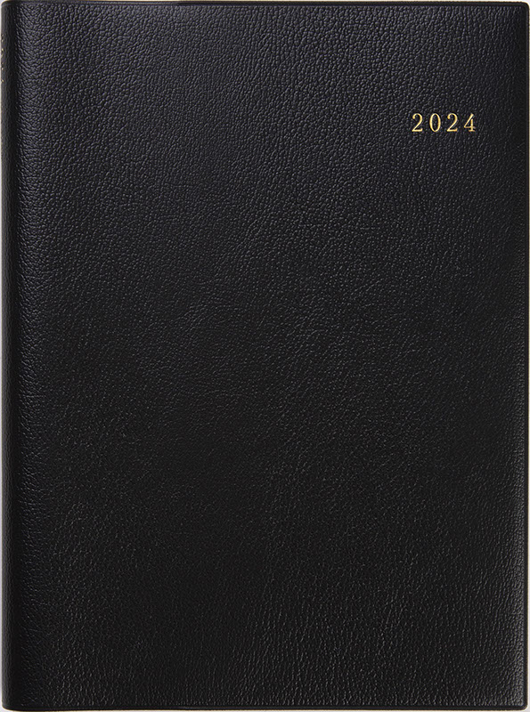 2024年　手帳　4月始まり　No.972　リングダイアリー （セパレート）　　[黒]高橋書店　　　ウィークリー画像