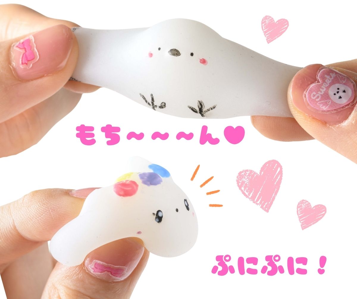 もちぷにどうぶつのおかしやさんスクイーズ（ガールズクラフト）[Gakken]