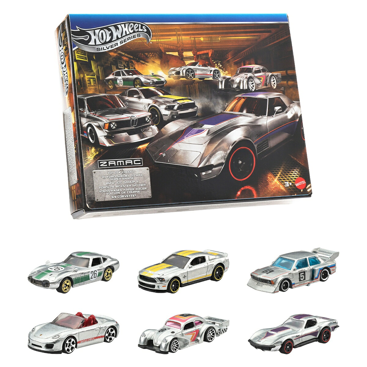 ホットウィール(HotWheels)ザマックマルチパック乗り物おもちゃミニカー6台入り3歳からメタルJLB26