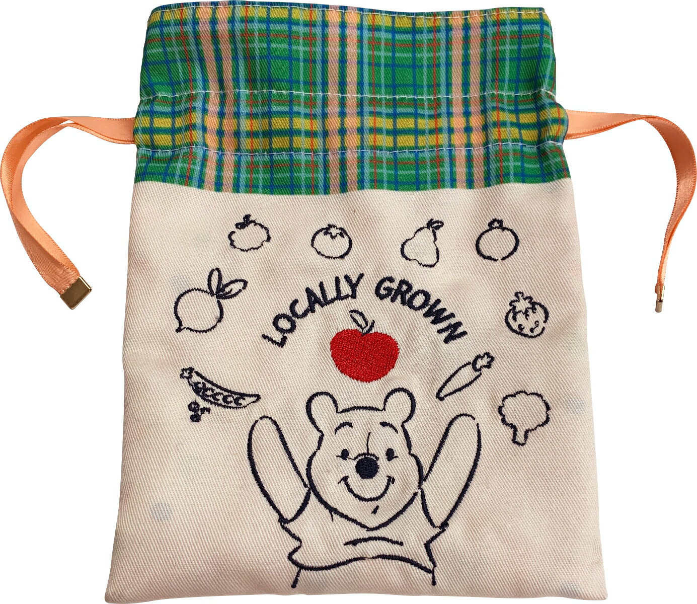 くまのプーさん/刺繍巾着画像