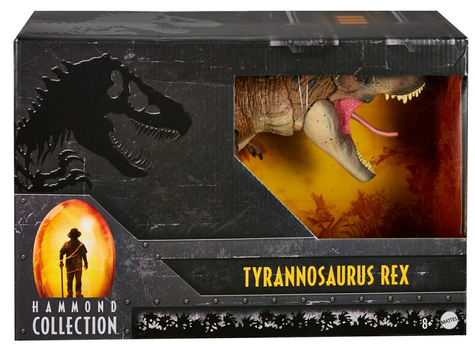 マテルジュラシックワールド(JURASSICWORLD)ジュラシックパークハモンドコレクションT-レックス【恐竜おもちゃ】【全長：約54.6cm】【8才～】HFG66