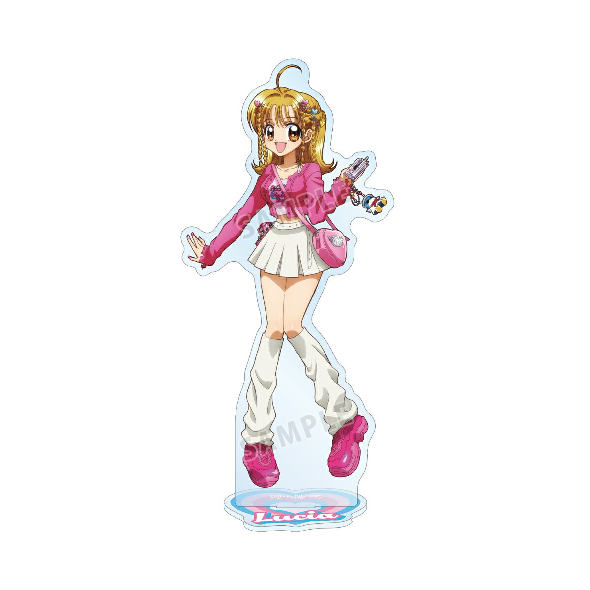 アニメ「ぴちぴちピッチ」描き下ろし 七海 るちあ Y2Kファッションver. BIGアクリルスタンド画像