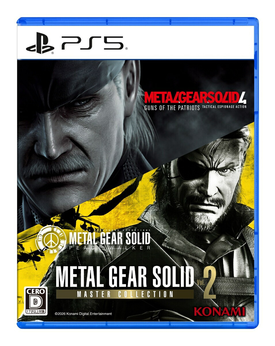 【特典】METAL GEAR SOLID : MASTER COLLECTION Vol.2　PS5版(【早期購入封入特典】DLCチラシ)画像