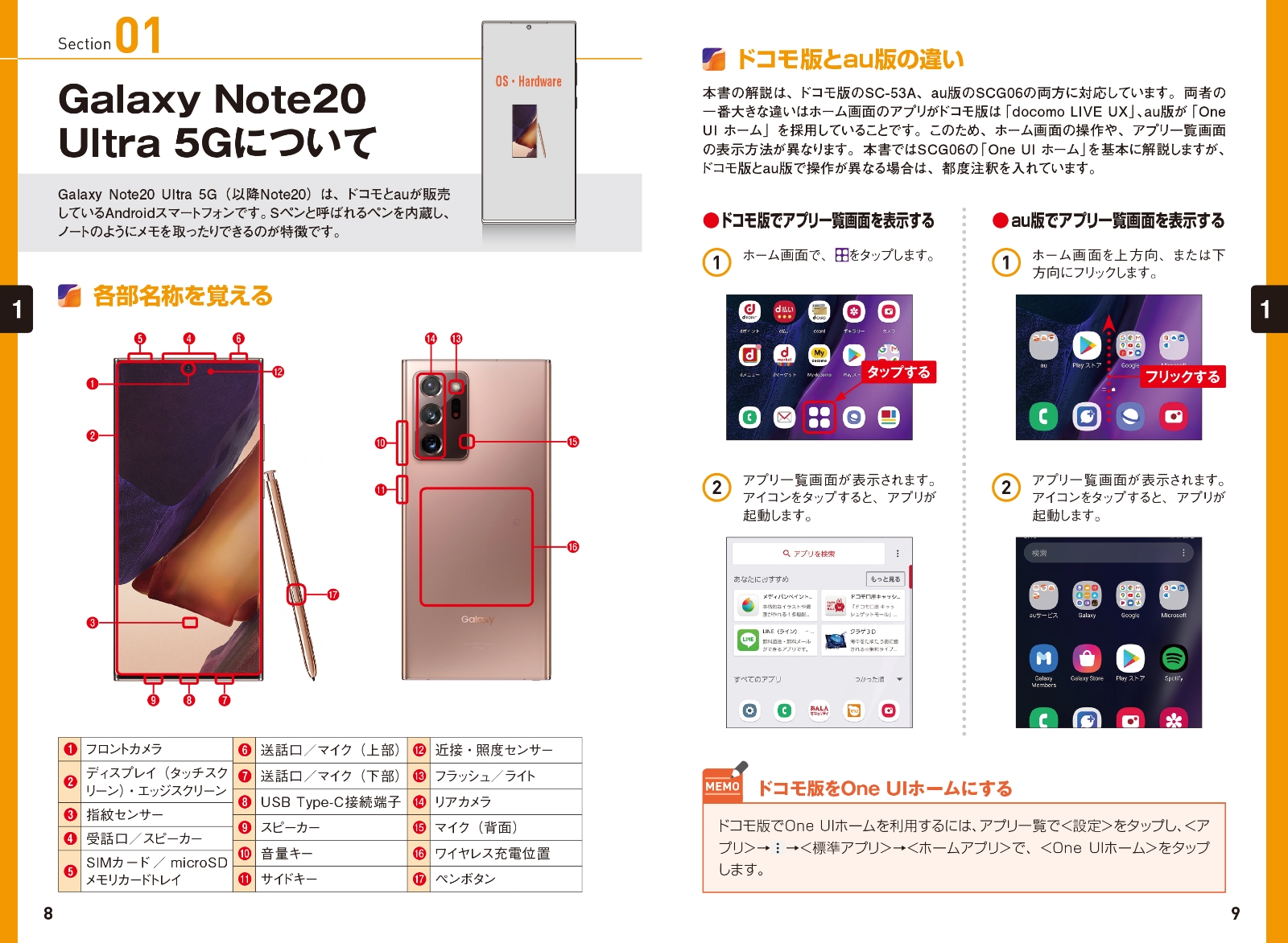 楽天ブックス ゼロからはじめる Galaxy Note Ultra 5g スマートガイド ドコモ Au対応版 技術評論社編集部 本