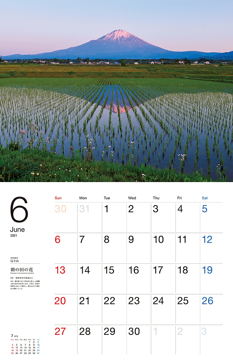 世界遺産富士山カレンダー（2021）（［カレンダー］）