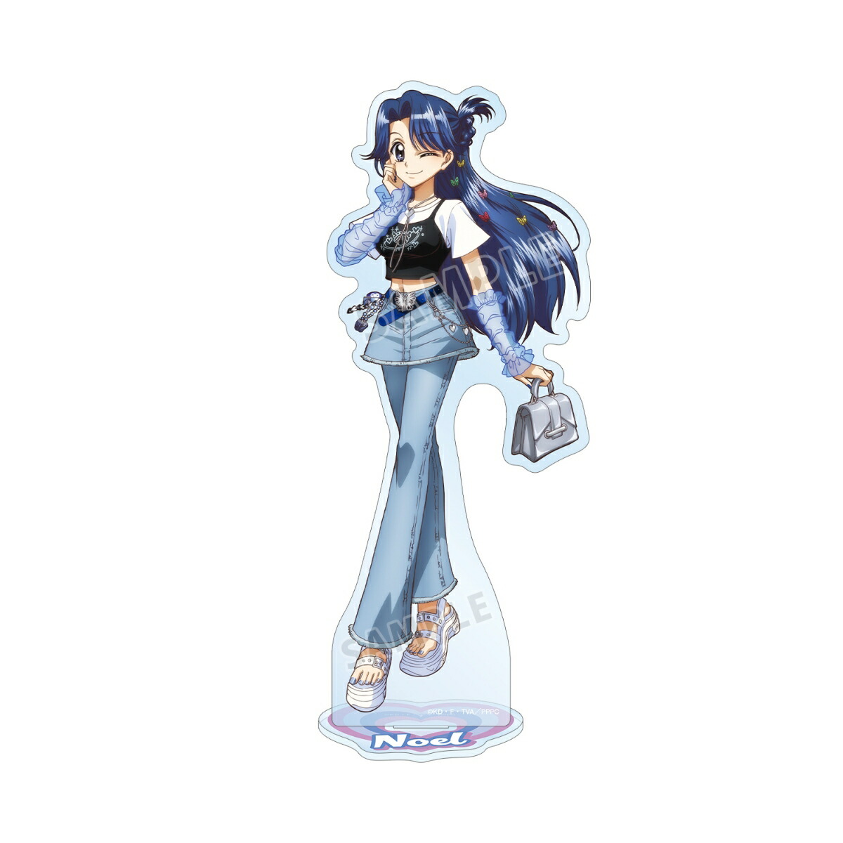 アニメ「ぴちぴちピッチ」描き下ろし ノエル Y2Kファッションver. BIGアクリルスタンド画像
