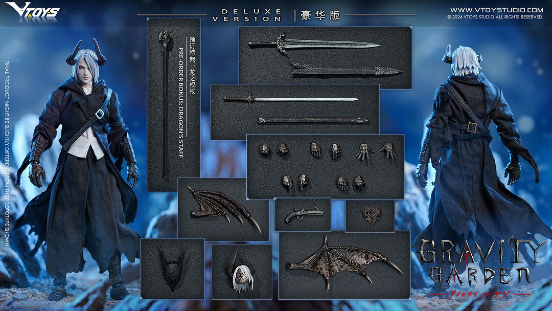 VTOYS GRAVITY GARDENシリーズ HUNTER OF DRAGONFYRE(ハンターオブドラゴンファイア) 1/12スケール可動フィギュア 豪華版 (フィギュア)画像