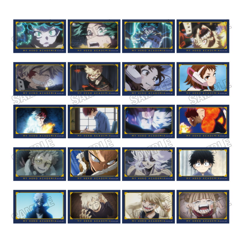 アニメ『僕のヒーローアカデミア』 場面写ミニフォトカードコレクション画像