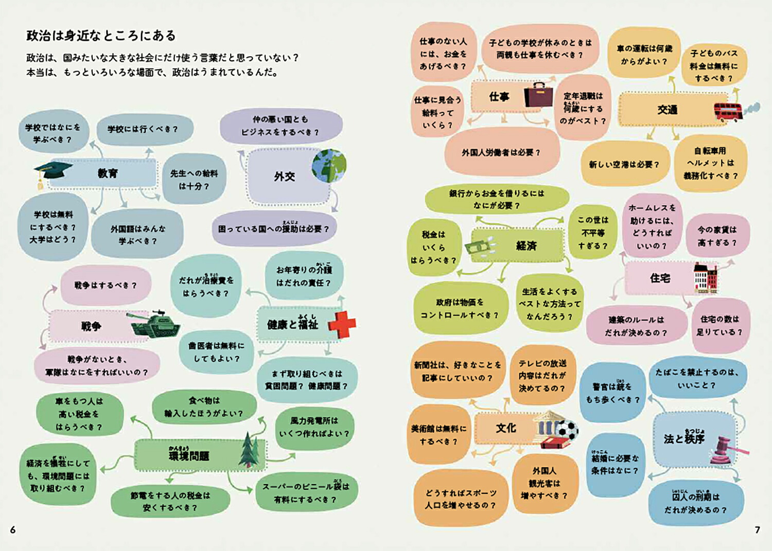 図解はじめて学ぶみんなの政治[浜崎絵梨]