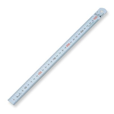 *(6002-1139)シルバーステン直線定規 150cm 品番:SS-20150 目盛が見易い ツヤ消し加工 ステンレス定規|ブックカバージェイピー店