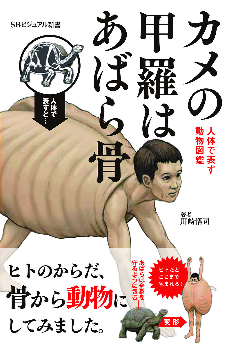 楽天市場 カメの甲羅はあばら骨 人体で表す動物図鑑 川崎悟司 1000円以上送料無料 Bookfan 2号店 楽天市場店