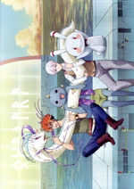 【中古】 RobiHachi　2／馬谷たいが（原作）,中井和哉（ロビー・ヤージ）,河本啓佑（ハッチ・キタ）,阪口大助（JPS−19（イック））,八尋裕子（キャラクターデザイン、総作画監督）,むらせまいこ（サブキャラクターデザイン）,宮川知子（サ画像