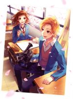 【中古】 「いつだって僕らの恋は10センチだった。」上巻　（完全生産限定版）／HoneyWorks（原作、音楽）,鈴村健一（芹沢春輝）,豊崎愛生（合田美桜）,神谷浩史（瀬戸口優）,藤井まき（キャラクターデザイン）,常盤健太郎（キャラクターデザイ画像