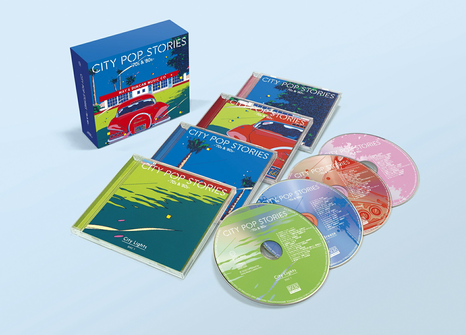 楽天市場】通販限定 CITY POP STORIES -'70s ＆ '80s- CD4枚組