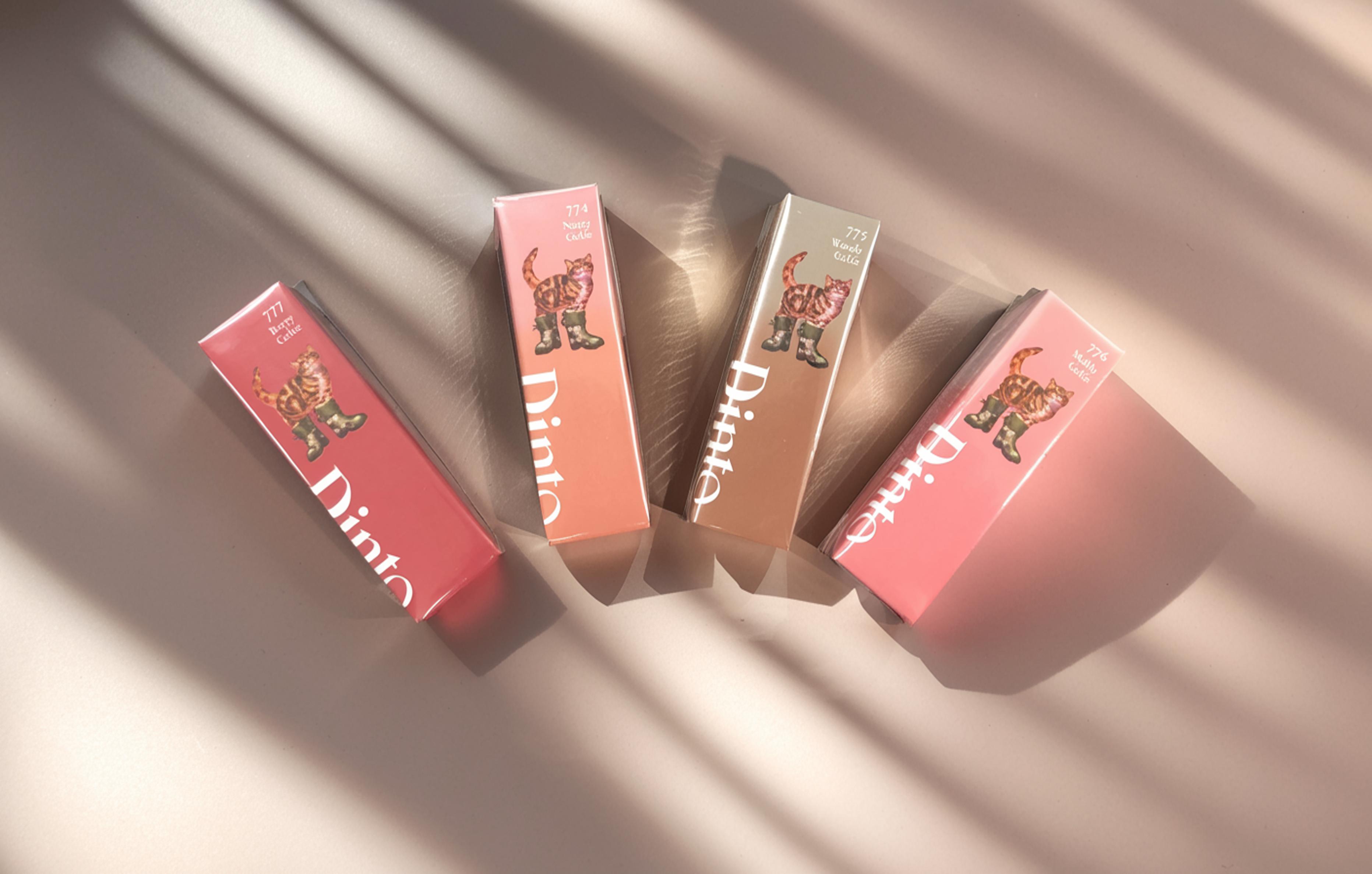 [Outlet Item] Dinto Blur Jelly Volume Lip Tint 774 775 776 777 Lip Tint Lipstick Gloss, Moisturizing, Moist, Gloss, Shiny Luster, Cute Sheer Feeling, Yellow, Blue, Pink, Red, Orange, Brown, Drinking Party Lip