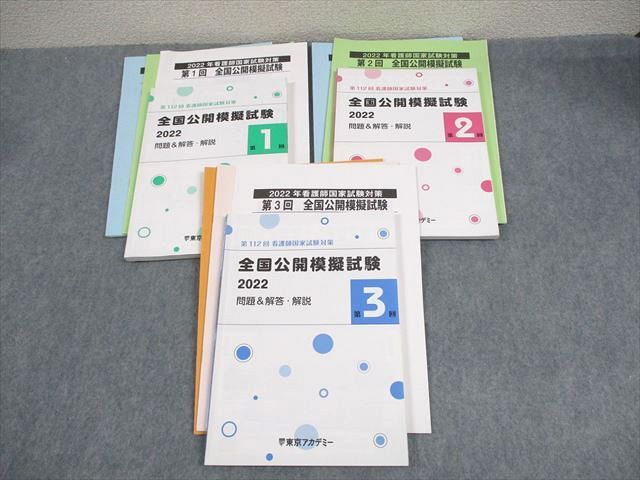 楽天市場】東京アカデミー 第112回看護師国家試験対策 第2回全国公開