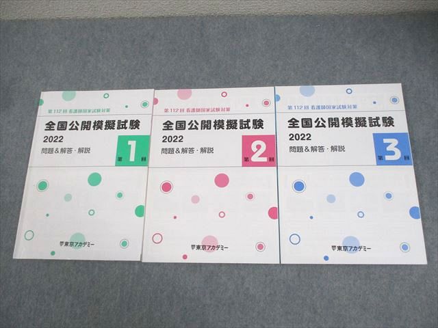 楽天市場】東京アカデミー 第112回看護師国家試験対策 第2回全国公開
