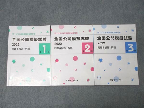 楽天市場】東京アカデミー 第112回看護師国家試験対策 第2回全国公開