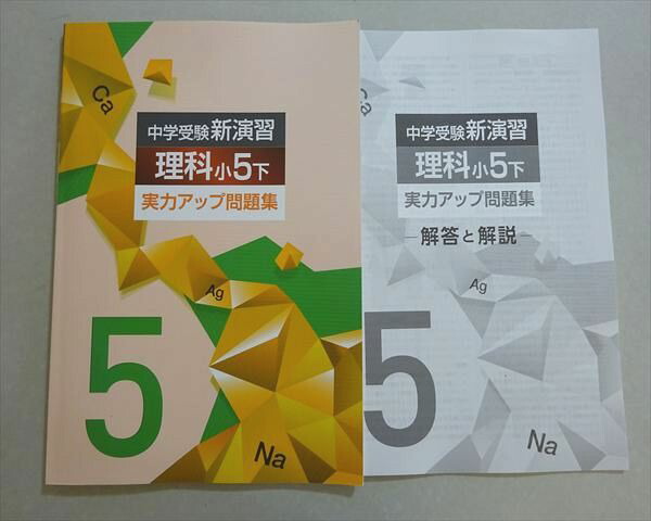中学受験 新演習 実力アップ問題集 小5全教科 上下+新演習 中学受験 新演習 実力アップ問題集 小5全教科 上下+新演習