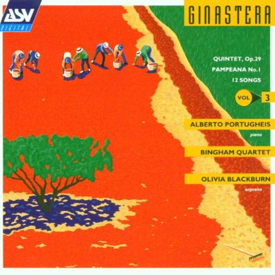 【中古】Ginastera;Piano Quintet